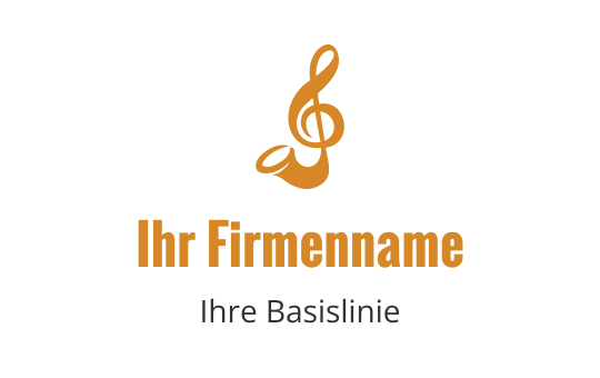 Saxophone logo