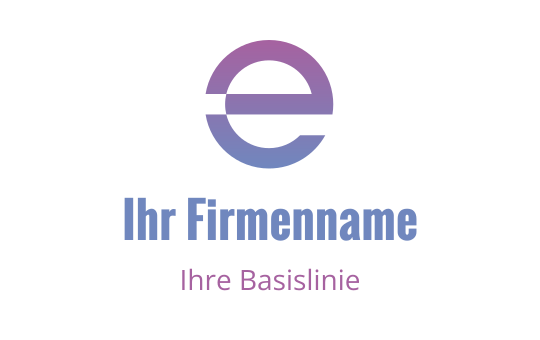 E logo