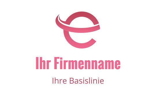 E logo