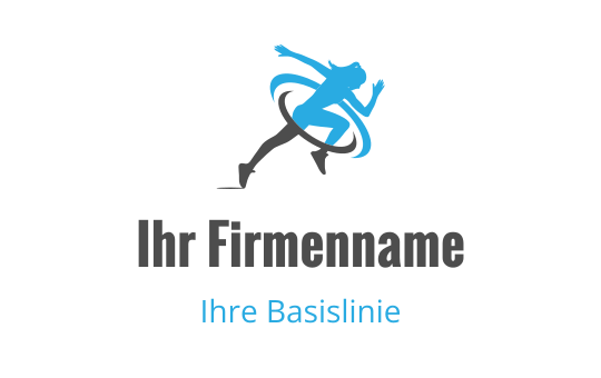 Running logo